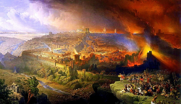 Destruction of Jerusalem by Ercole de' Roberti
